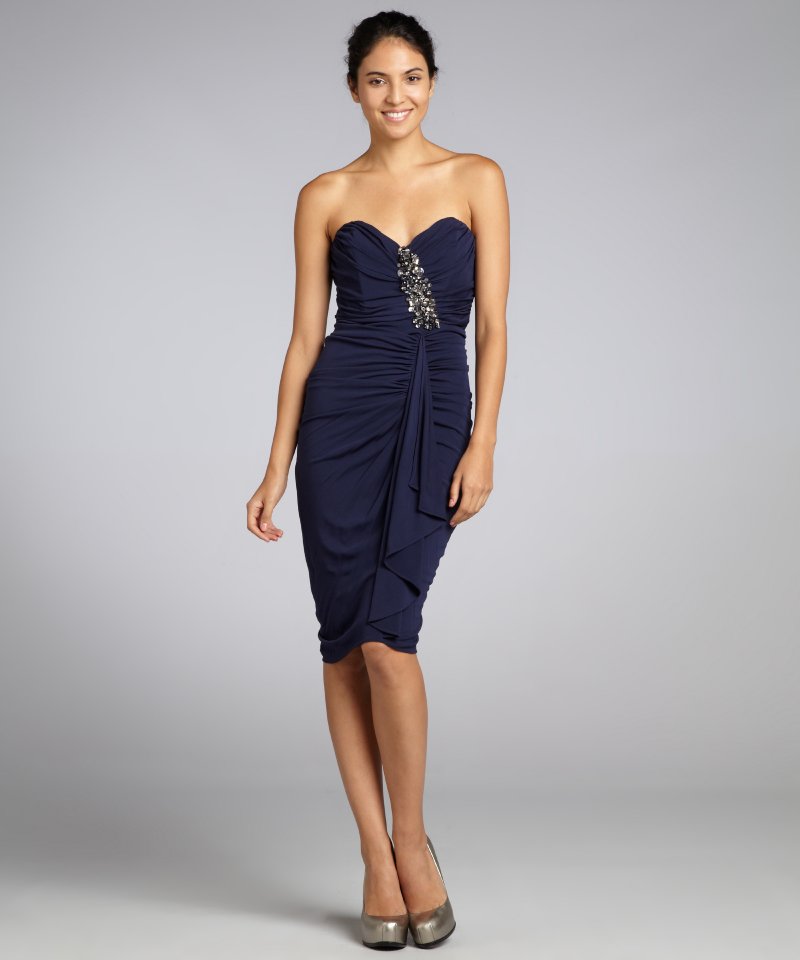 1902-Badgley-Mischka-women-s-navy-shirred-and-beaded-jersey-strapless-cocktail-dress-1