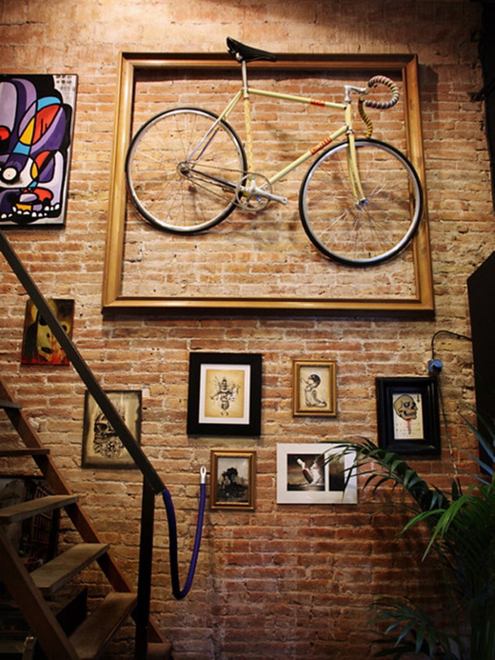 Bicycle-and-Photo-Wall-Art