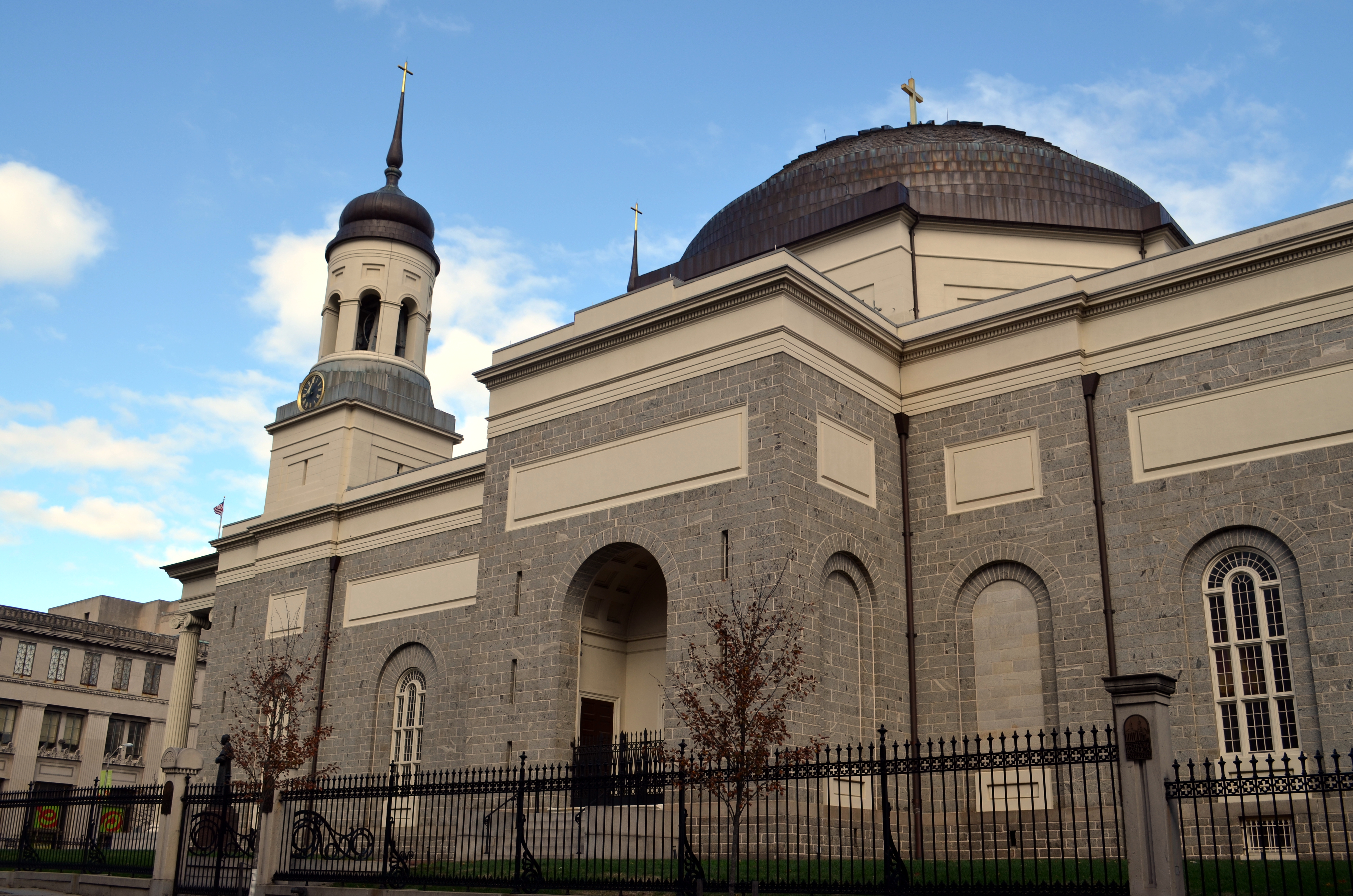 Construction of the Basilica of the Assumption of the Blessed Virgin Mary, or Baltimore Basilica, began in 1806