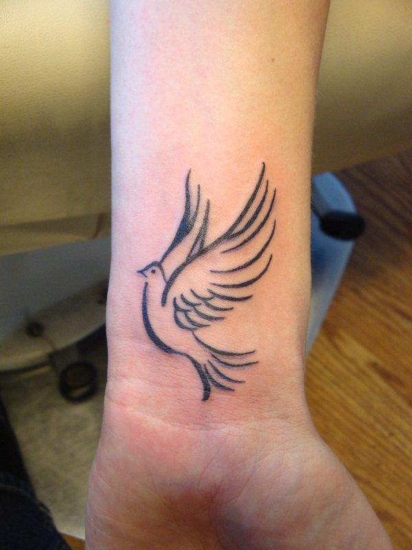Dove-Tattoo-on-Wrist