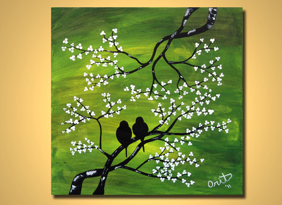 LOVE BIRDS Painting