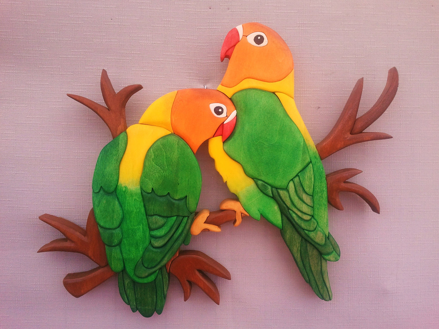 Love Birds Painting Etsy Images 1