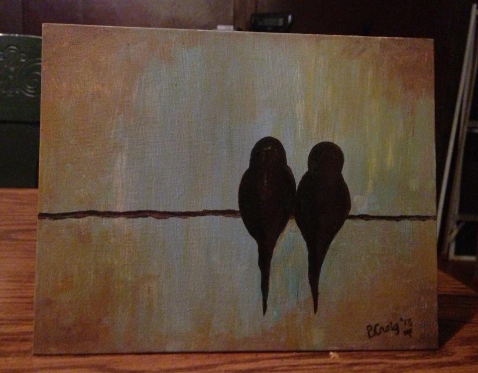 Love Birds Painting Etsy images