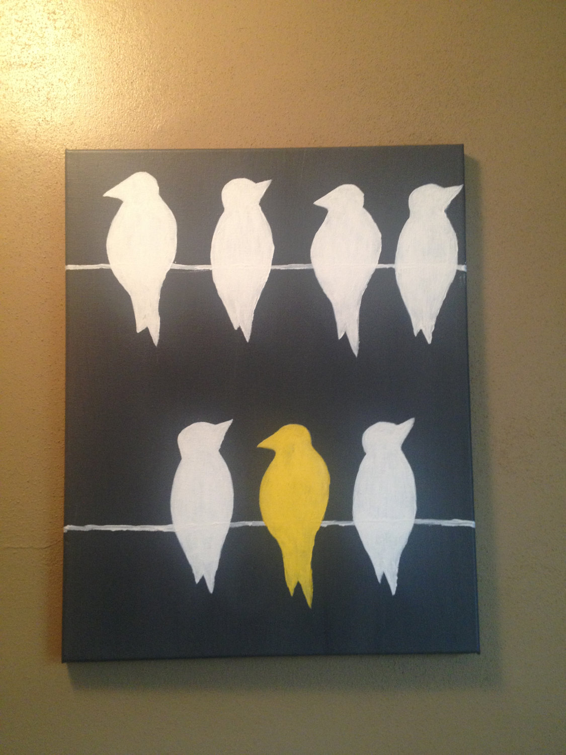 Love Birds Painting by FunkyYellowBird