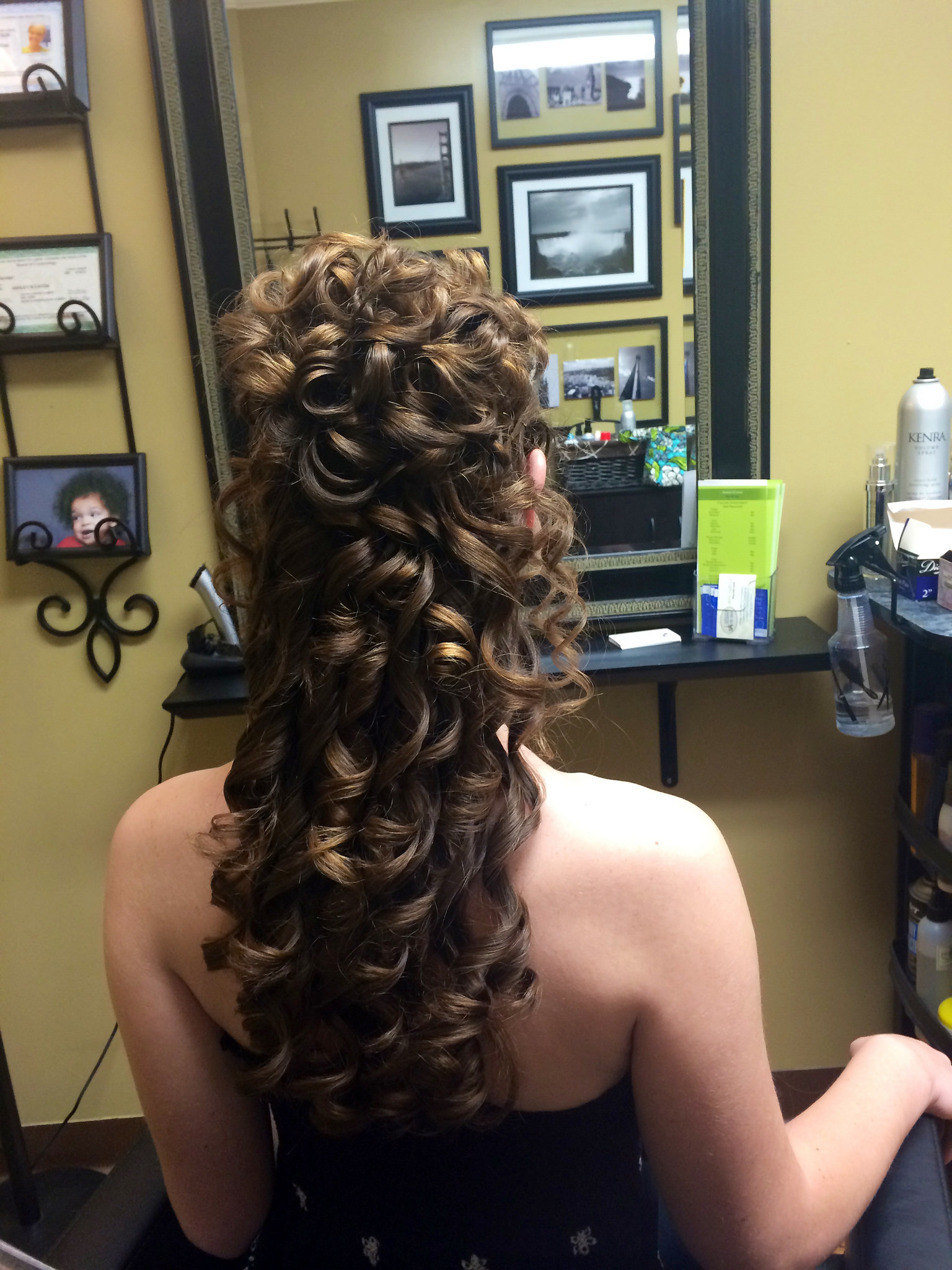 Prom braid hair style