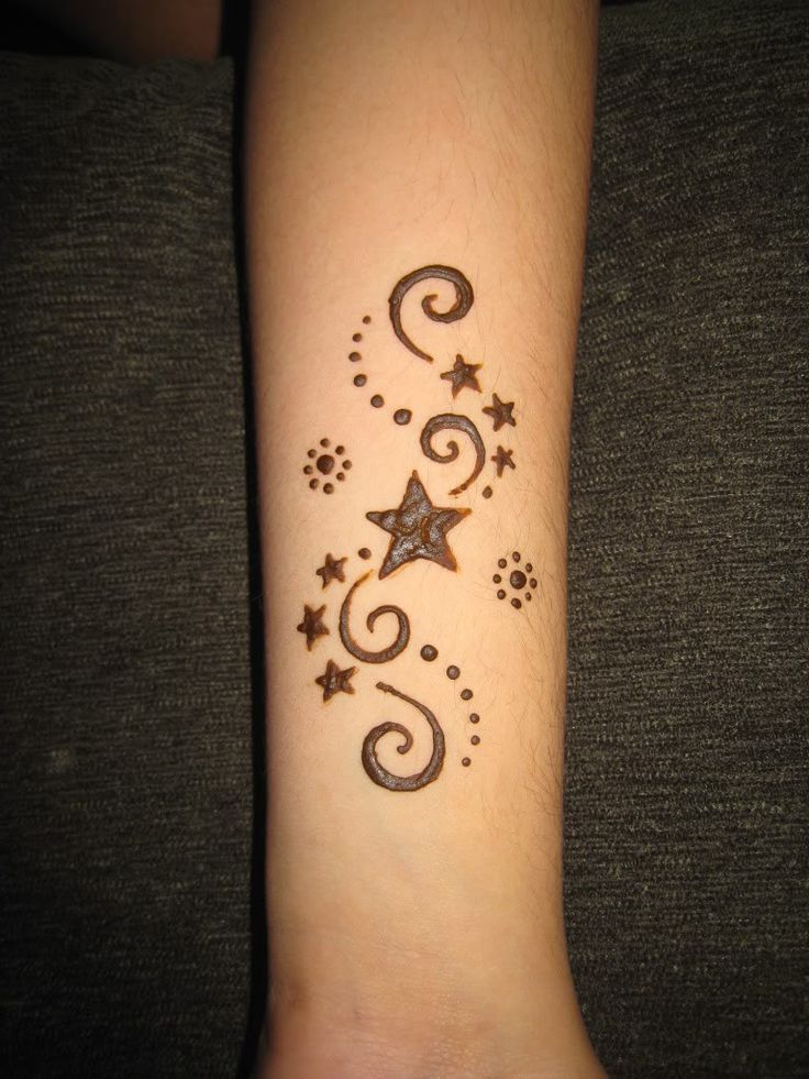 Simple Henna Tattoo Design