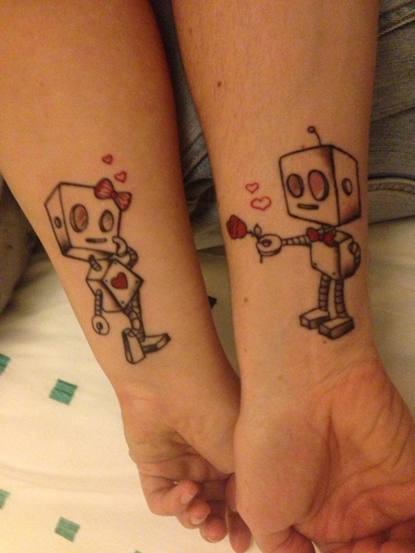 cute-matching-couple-tattoo-ideas-awww-they-sharp39-re-robots-i-sharp39-d-tottally-do-this