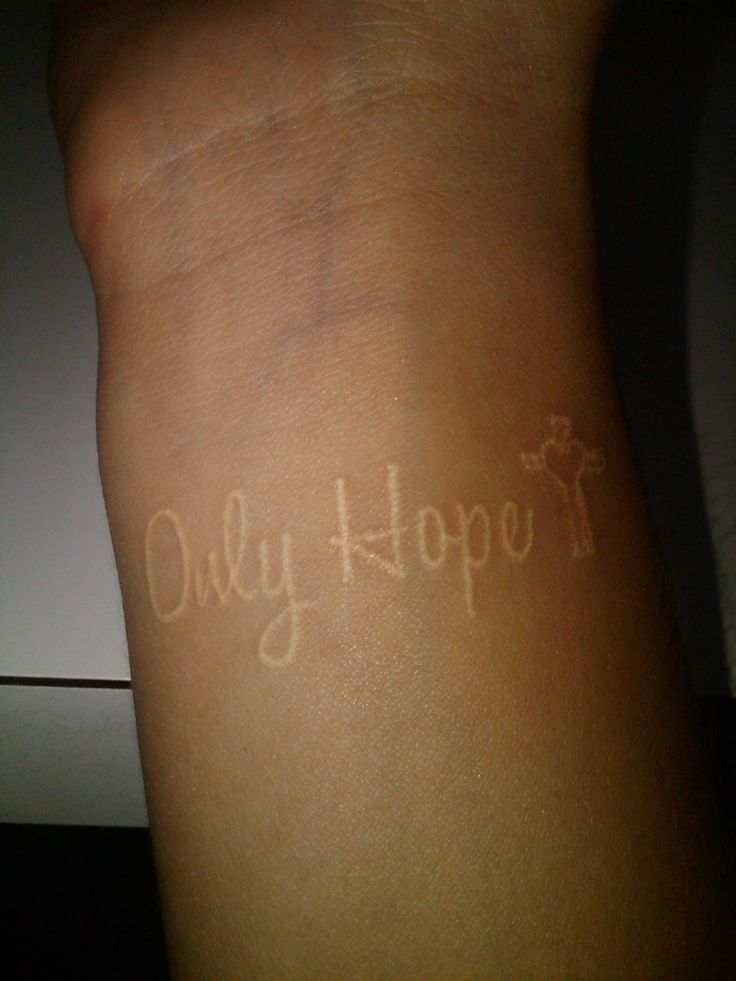 only-hope-white-ink-tattoo-on-wrist-for-women