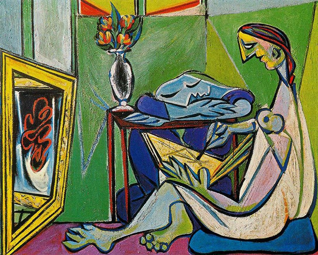 pablo-picasso-famous-paintings-a-muse---pablo-picasso-0018----9800china-oil-painting-gallery