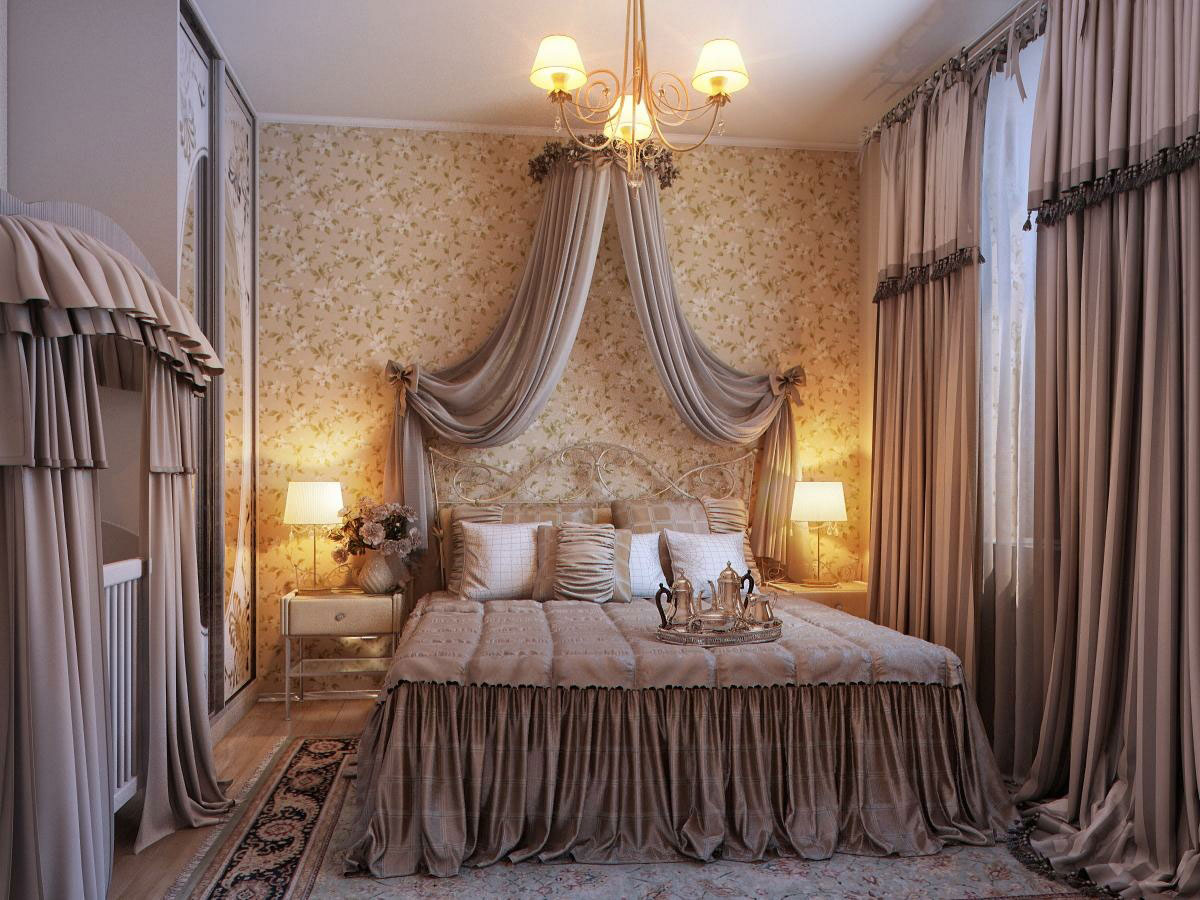 romantic-bedroom-ideas-for-new-couples-with-beautiful-curtains