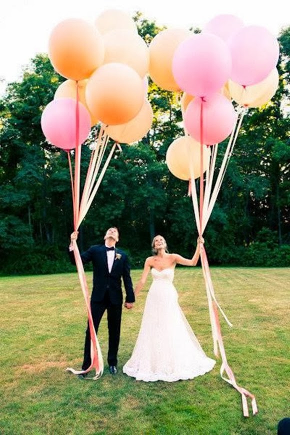 unique wedding ideas with balloon