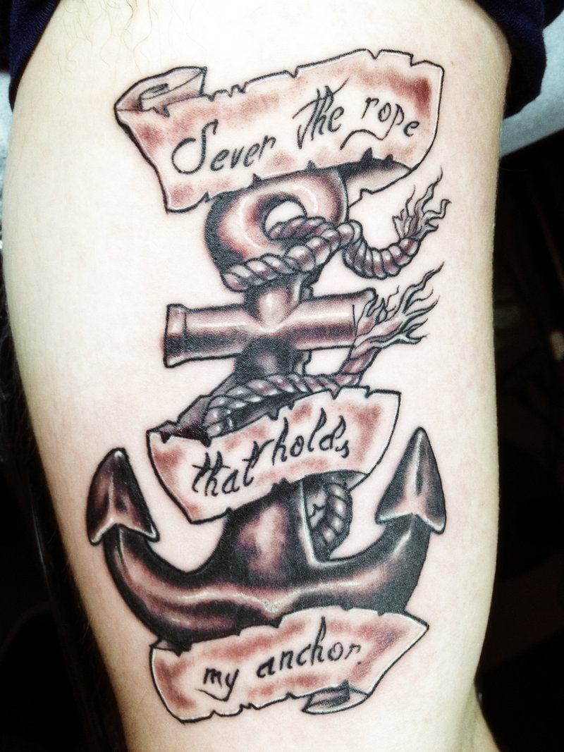 Anchor Tattoo On Arm
