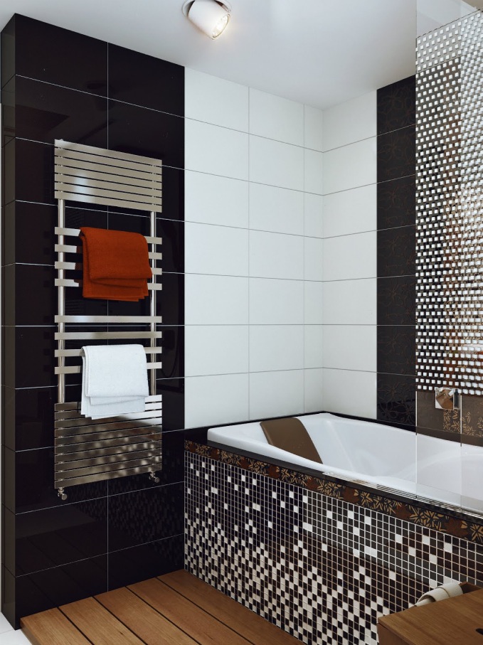 Black-white-mosaic-bathroom-tile