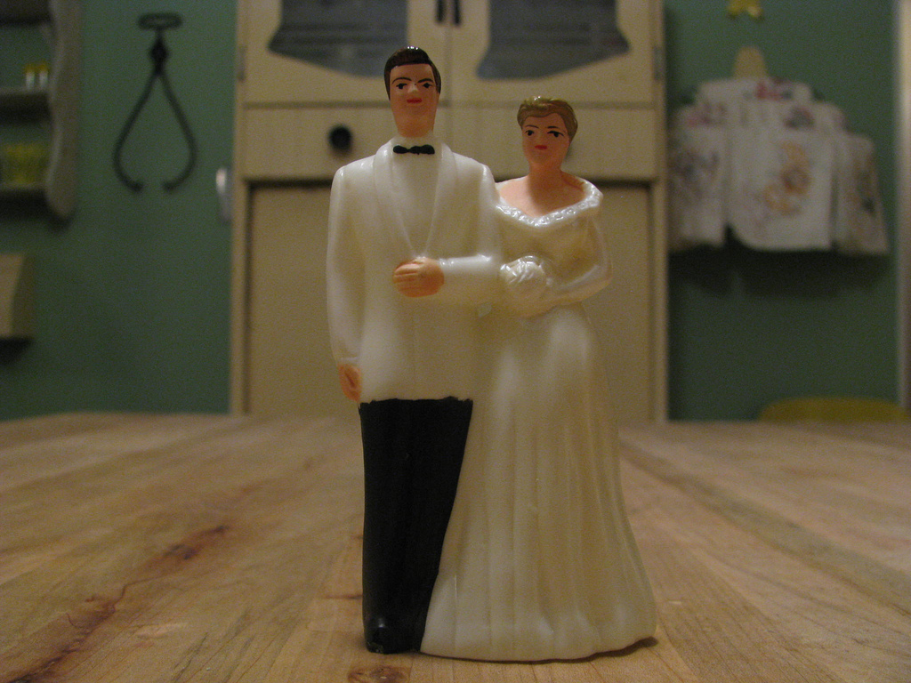Chapel vintage Style cake toppers