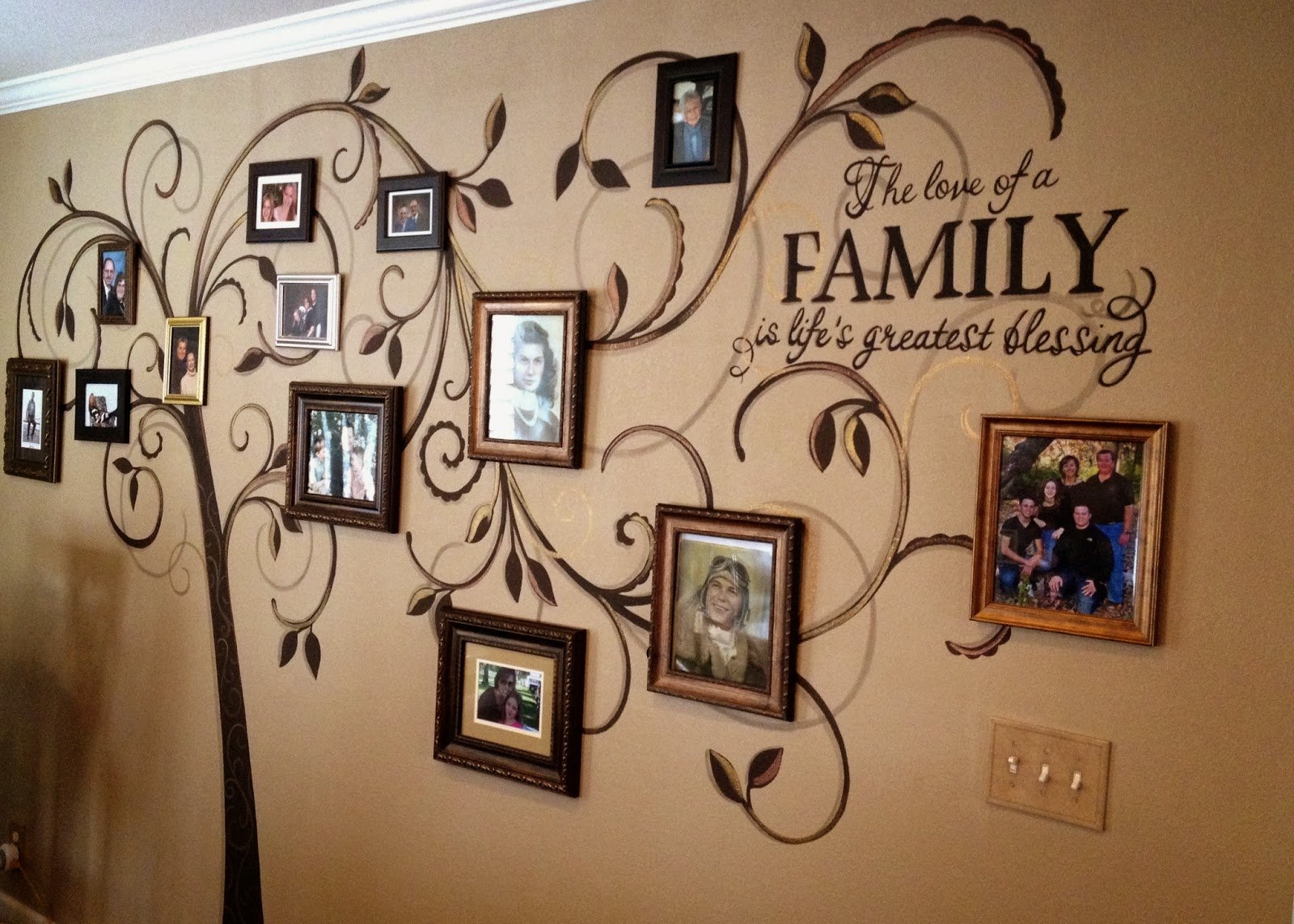 Wall Picture Frame Design Ideas 30 Family Picture Frame Wall Ideas 
