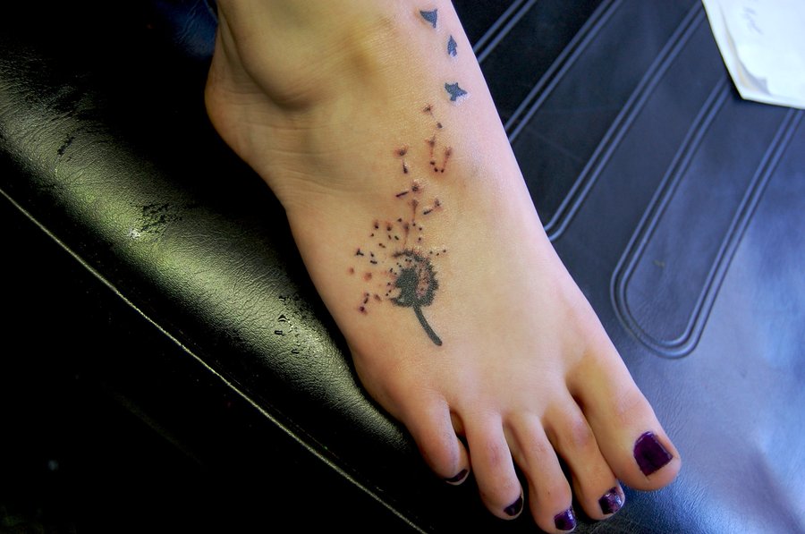 Foot_birds_tattoo_by_Diamondback_Tattoo