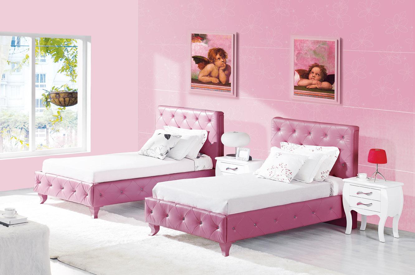 Girls-Shared-Bedroom-Ideas-With-Pink-Colors