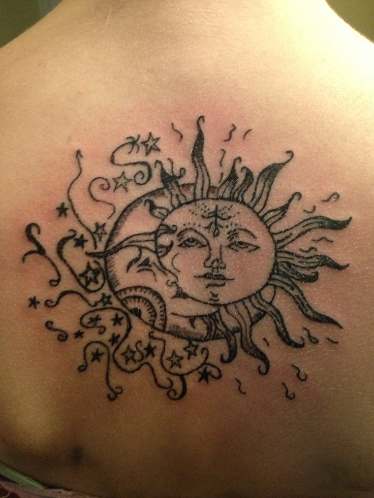 Ink Mermaid Moon Tattoos