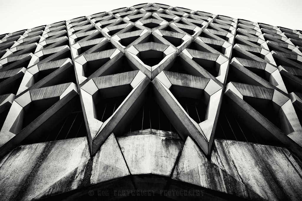 architecture-ncp-car-park-marylebone-lane-london-uk-modernist-contemporary-concrete-brutalist-brutalism-rob-cartwright-leading-lines-d700-wide-angle-bw-black-white-mono