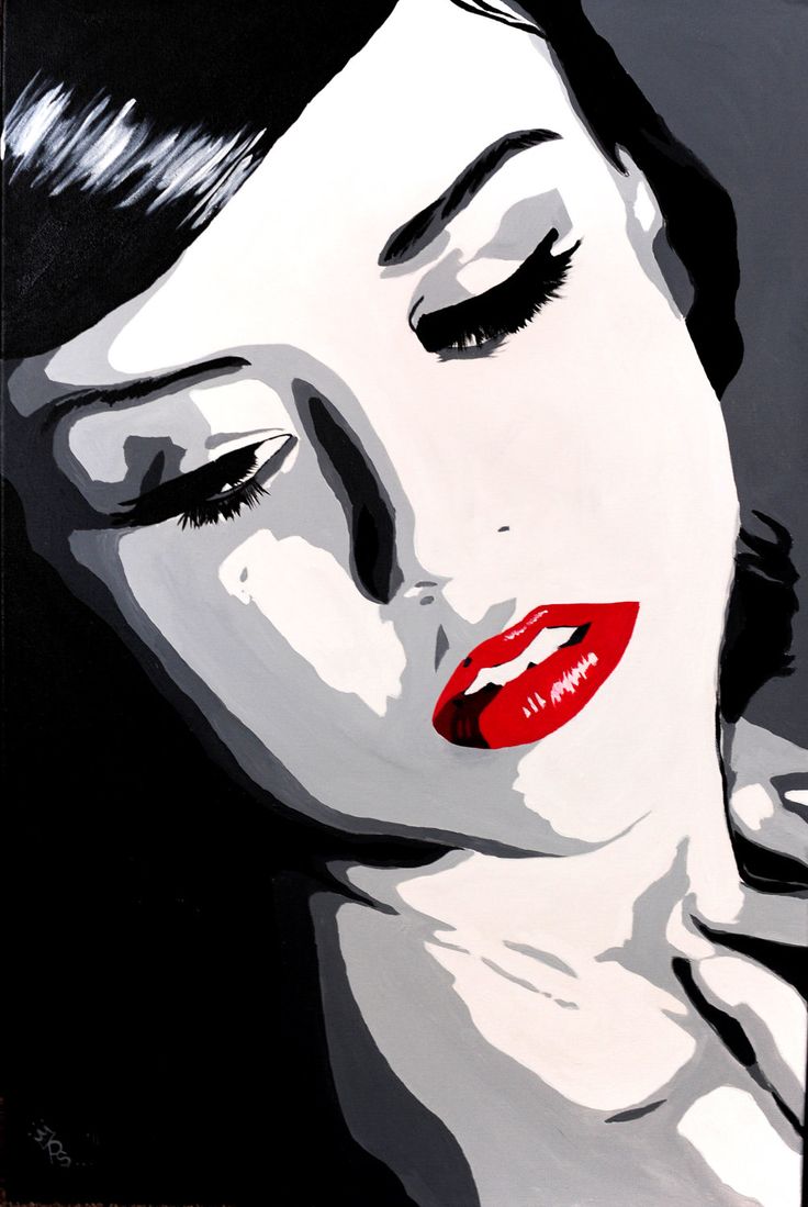 30 Black And White Pop Art Paintings