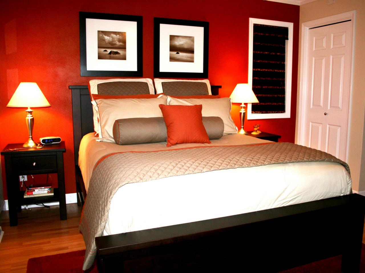 bold-red-cream-master-bedroom