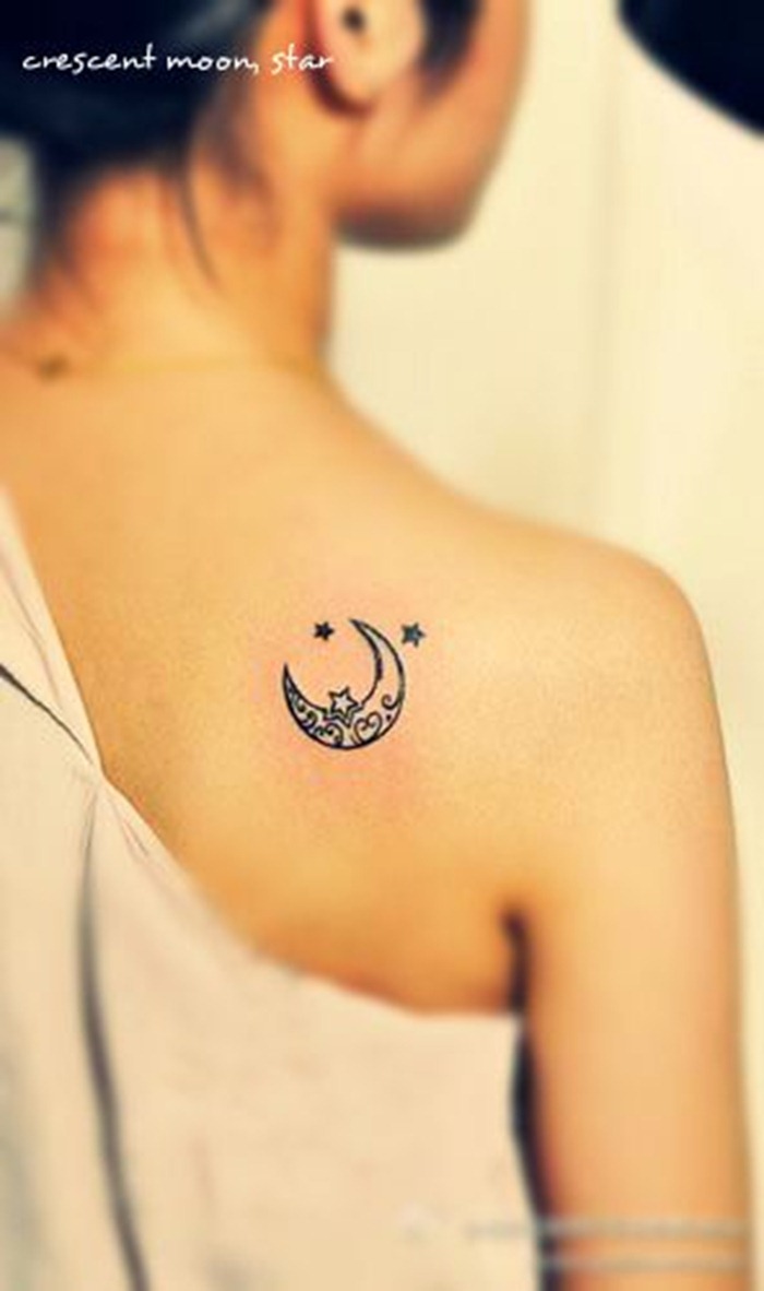 crescent-totem-moon-with-little-stars-tattoos