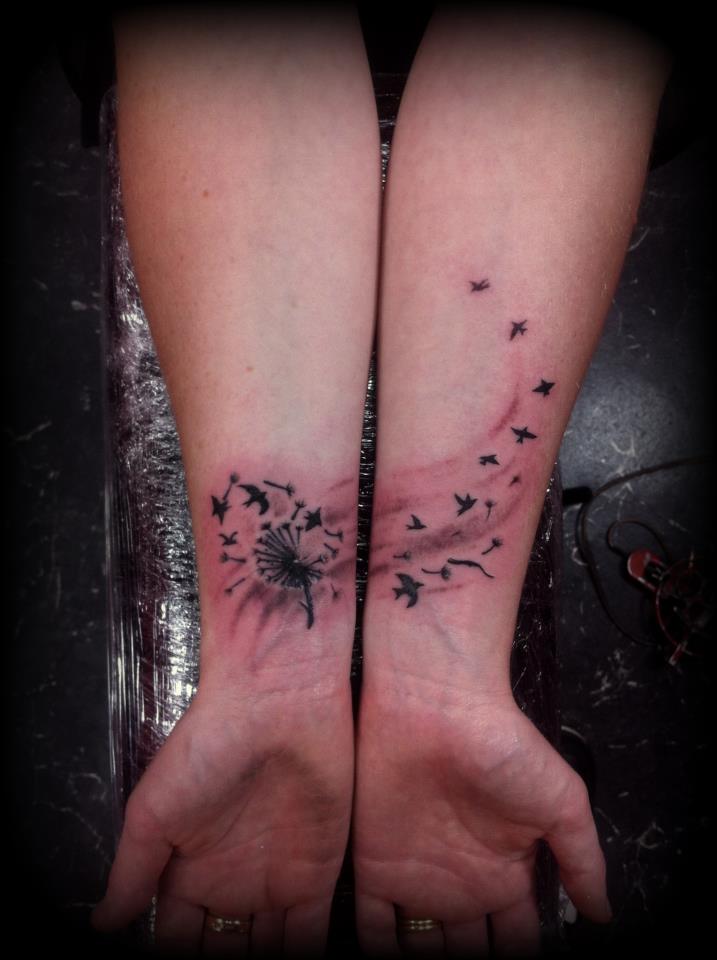 dandelion tattoo by CalebSlabzzzGraham