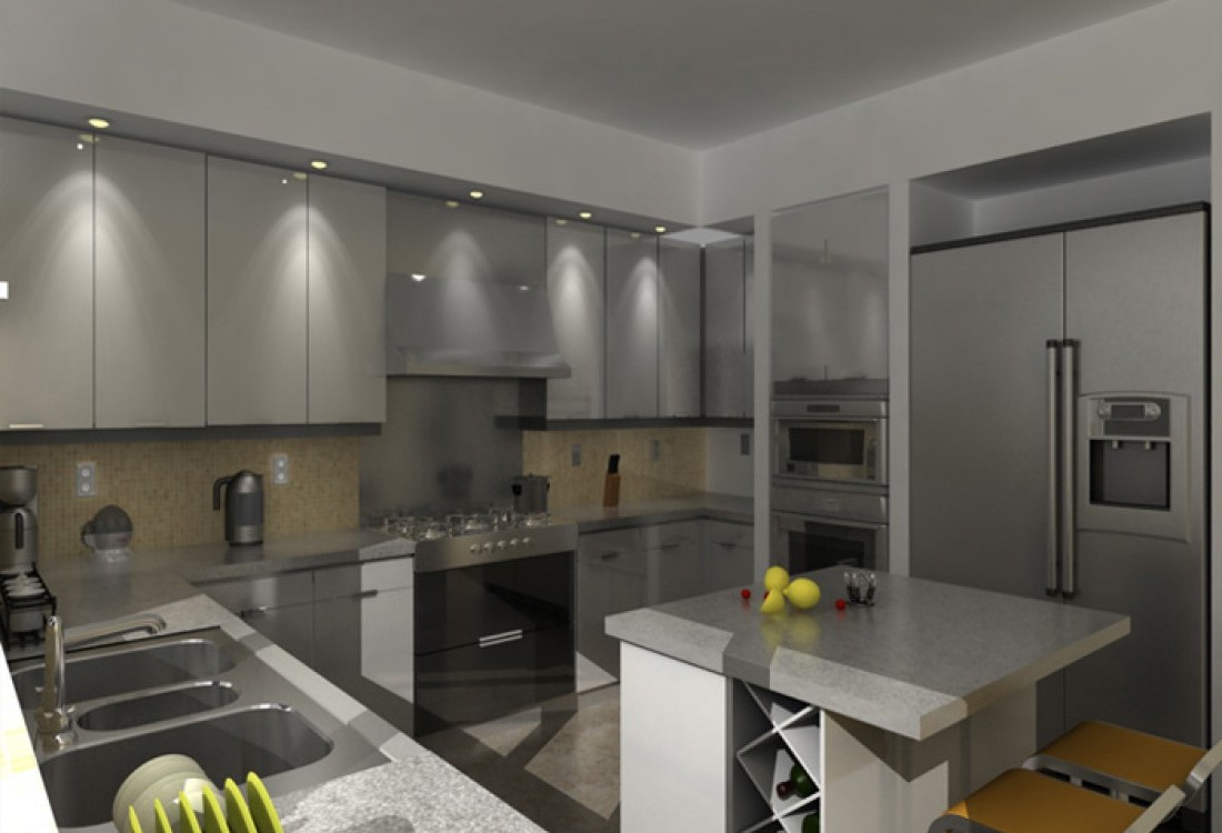 elegant-and-modern-kitchen-decorating-design