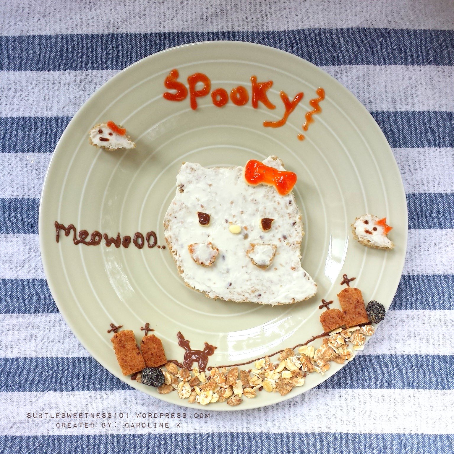 hello-kitty-ghost-breakfast-foodart-for-kids