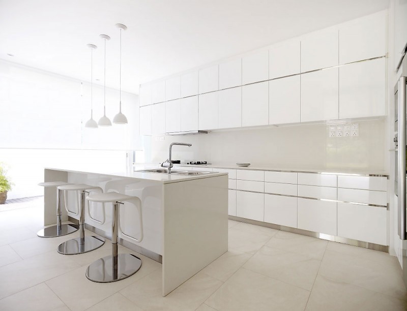 kitchen-furniture-sensational-contemporary-stools-kitchen-with-chrome-plated-stools-stand-also-white-kitchen-cabinet-design