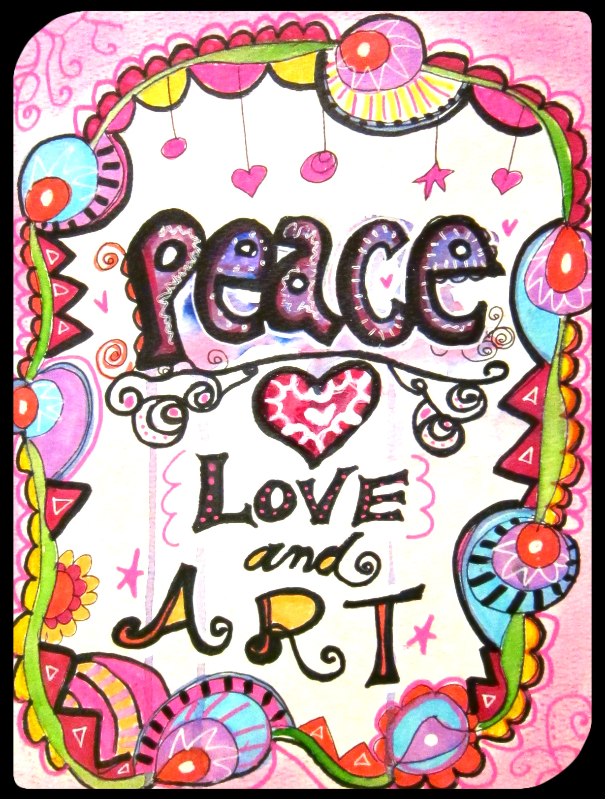 peace love and art