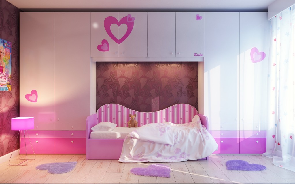 pink-white-girls-bedroom-decor-idea-for-home-improvement