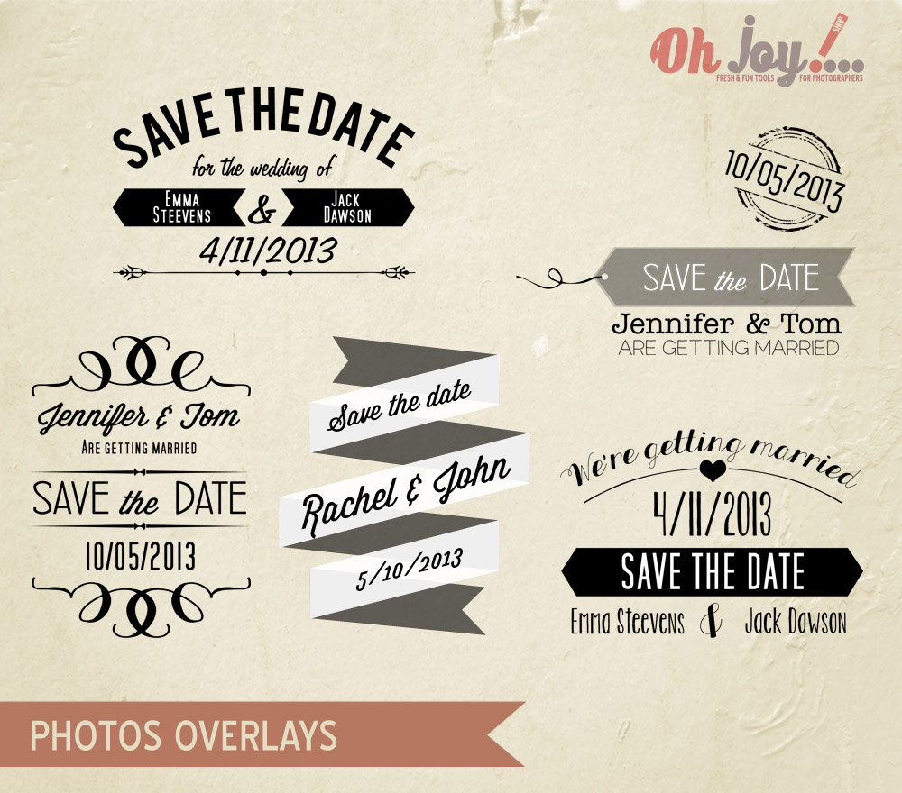 save the date template