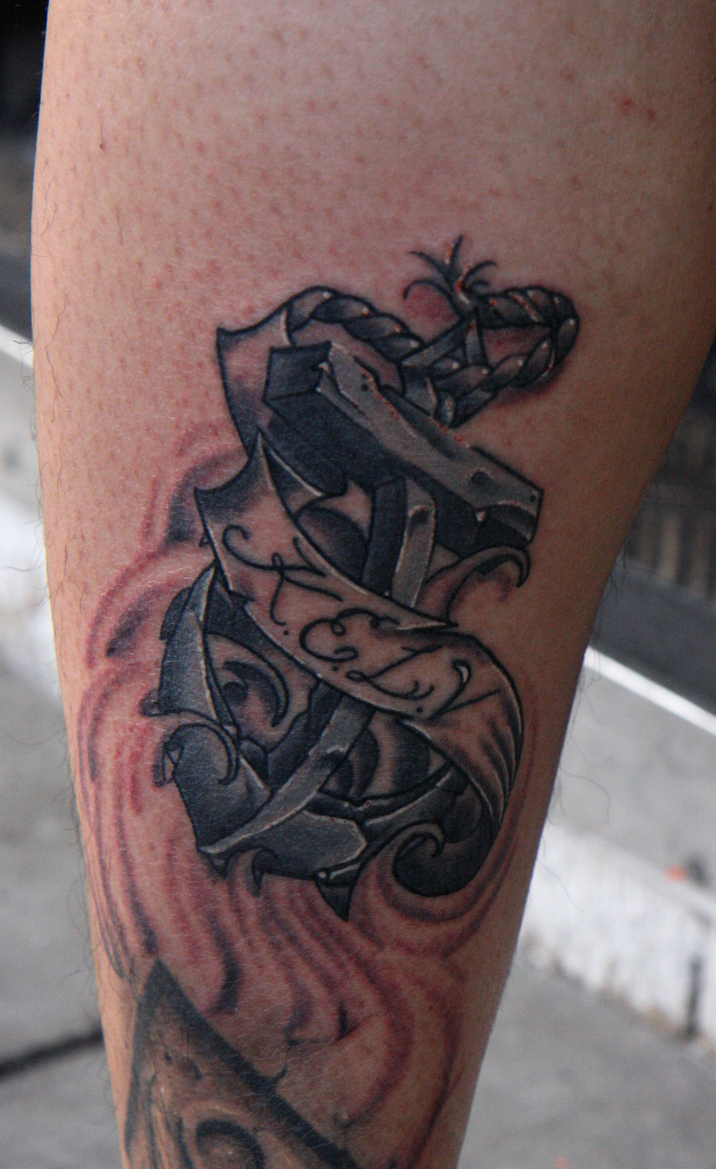 Anchor 3d Tattoo