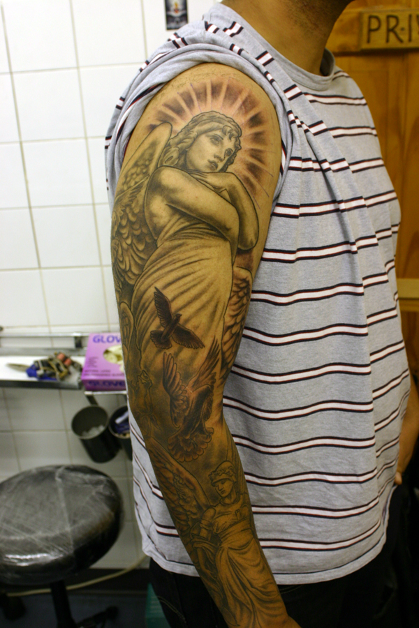 angel-tattoo-sleeves