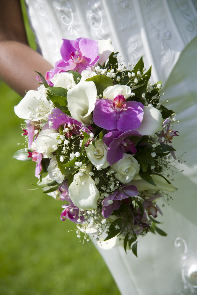 Calla Lily and Rose Bouquet