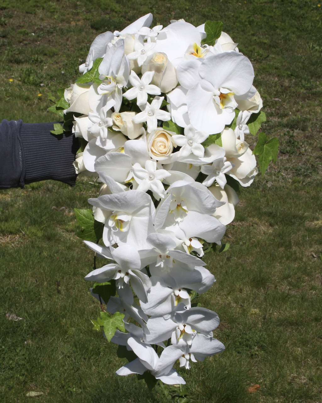 Cascading Wedding Bouquets Orchids