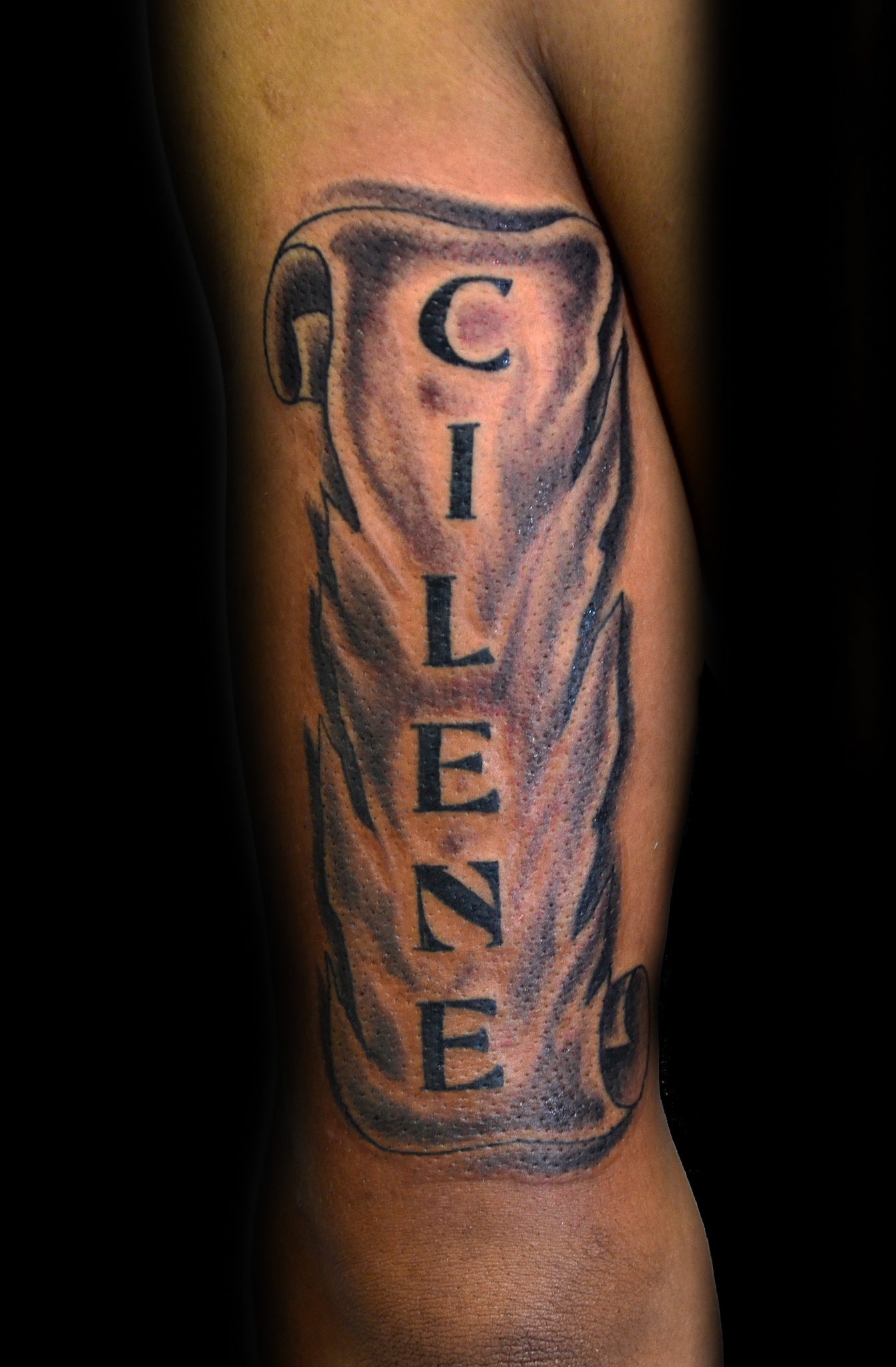 Cilene Name Tattoo