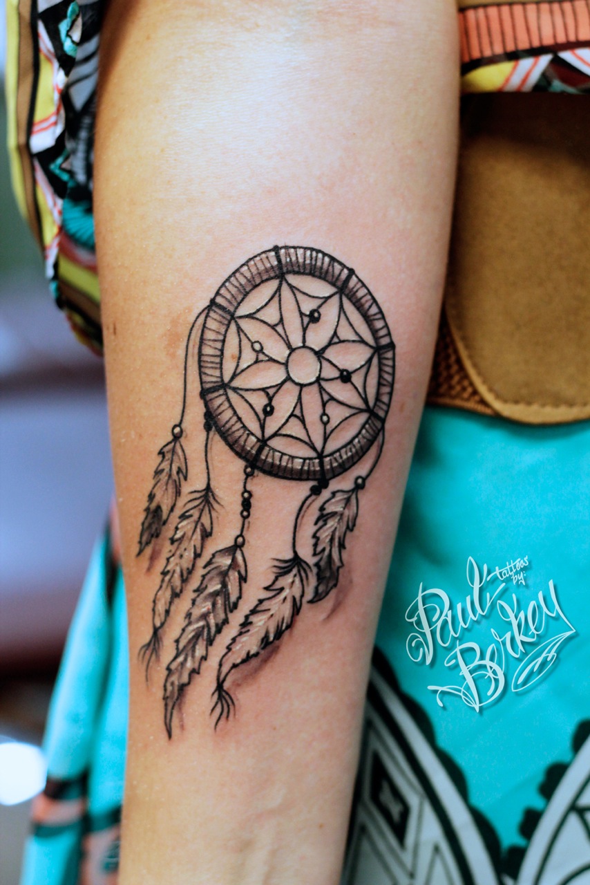 Dreamcatcher Tattoo by Paul Berkey