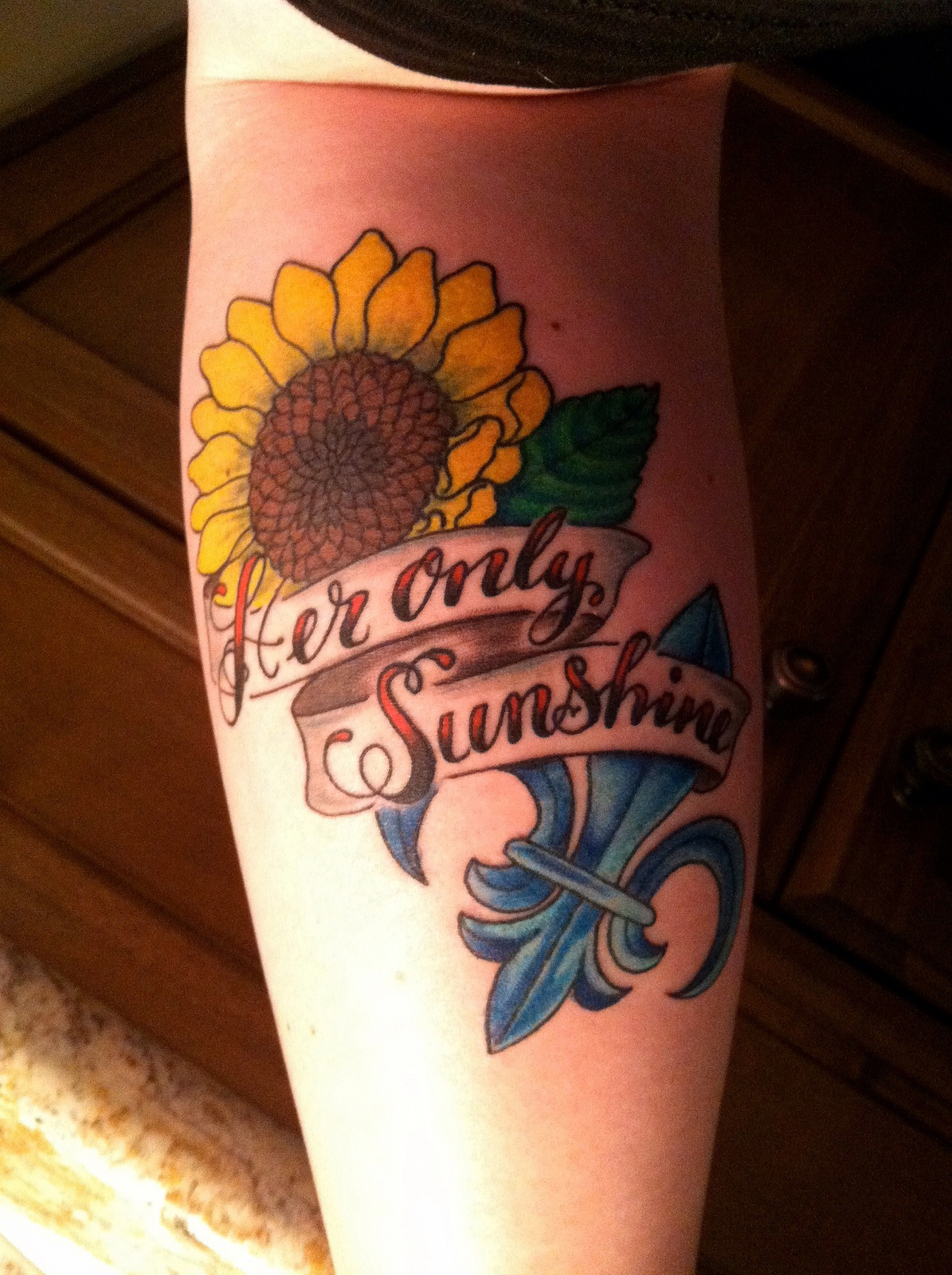 My Sunshine Sunflower Tattoo