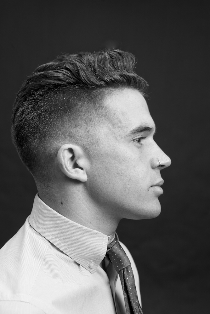 Quif hairstyle with cool taper