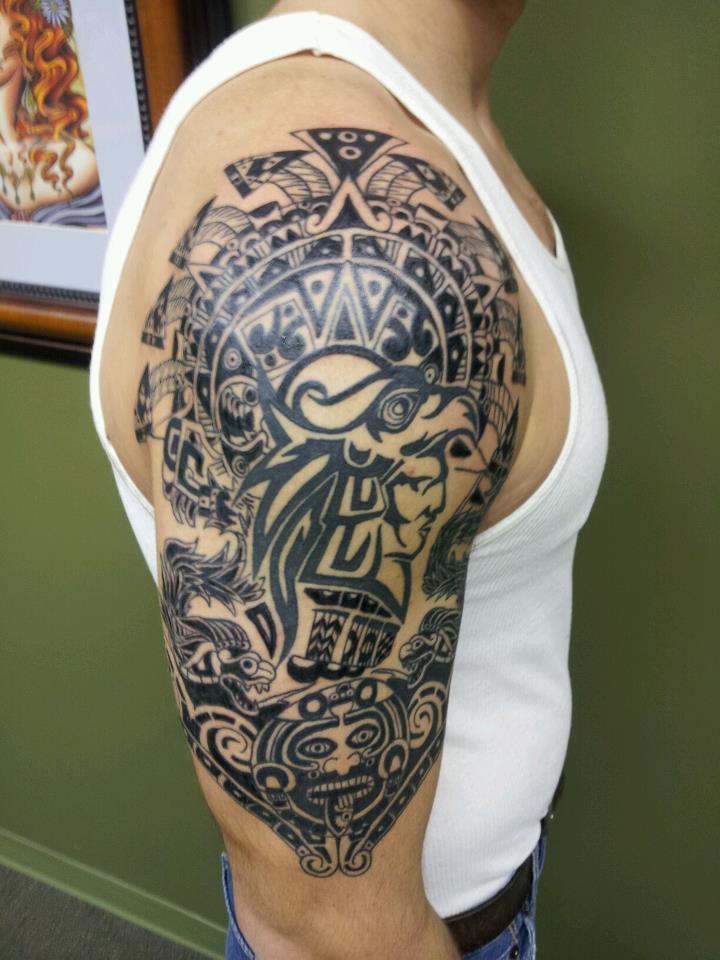 Tribal-Tattoo-Half-Sleeve-Designs