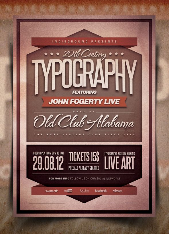 Typography Flyer Poster Vol