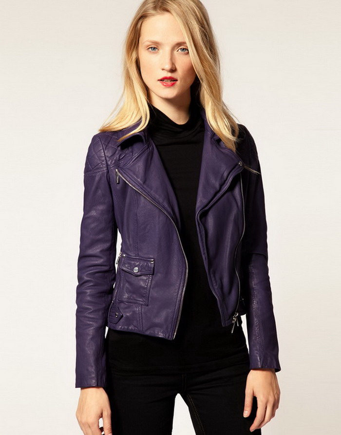 Woman-wearing-Stylish-Leather-Jackets