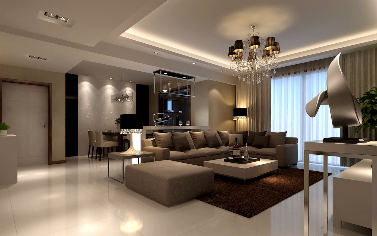 amazing-classic-beige-living-room-design-ideas-with-modern-furniture-ideas-plus-contemporary-pendant-also-ceiling-lighting-fixtures-as-well-as-black-white-unique-desk-lamp