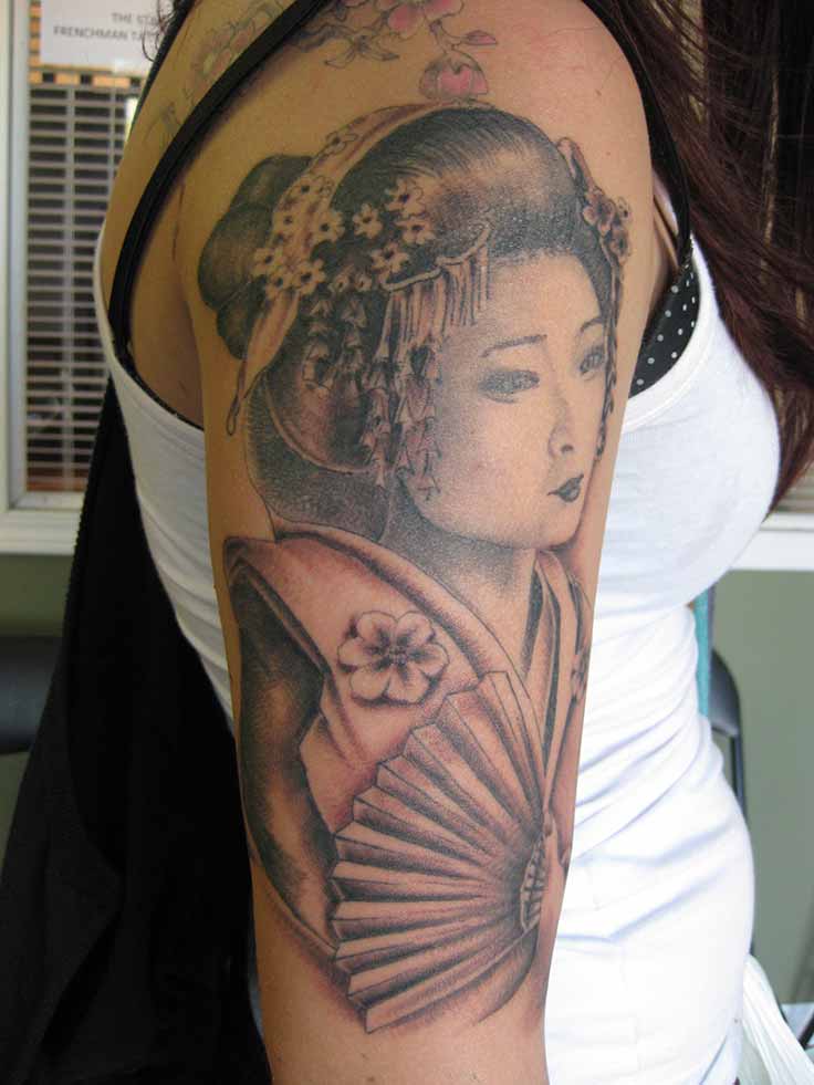 asian-oriental-geisha-tattoo-on-sleeve