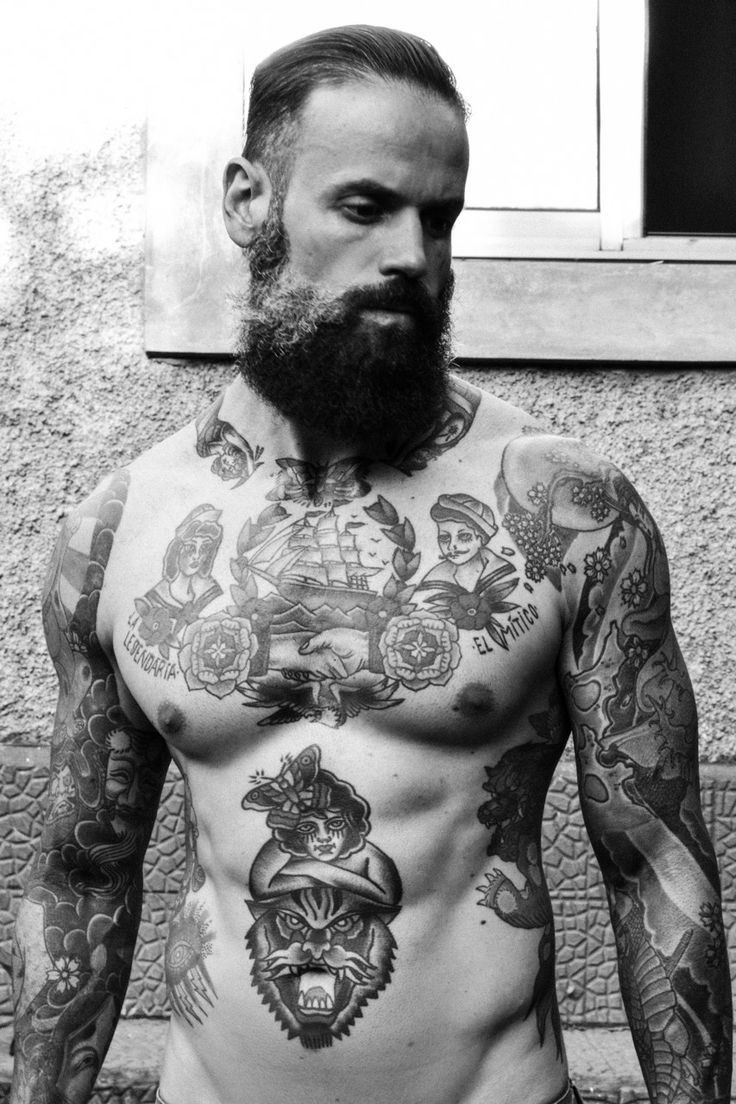 black-and-white-photo-tattoos-for-men