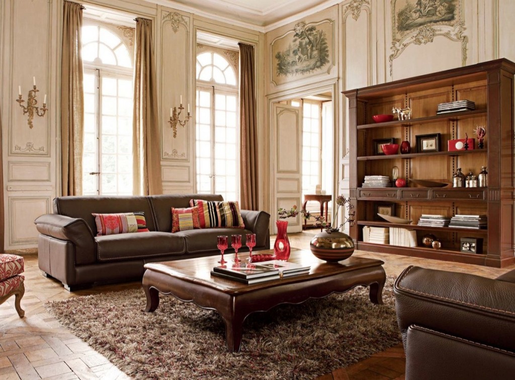 contemporary-living-room-with-wooden-cabinet-also-brown-interior-design-and-classic-furniture-furnishing
