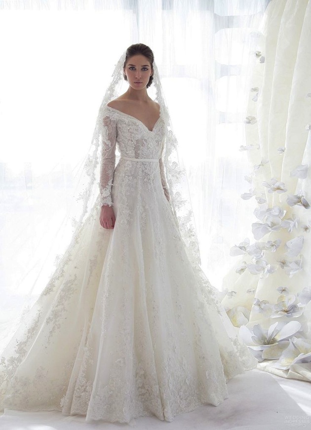 long-sleeve-lace-wedding-dress-Bridal-Musings