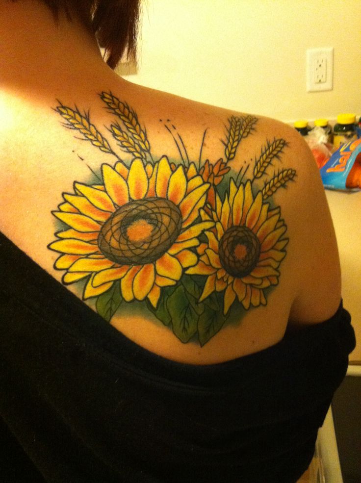 my sunflower tattoo